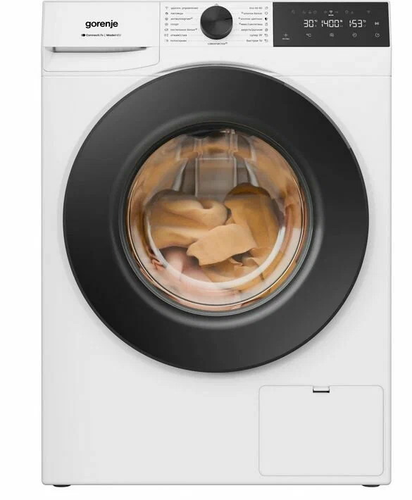 Стиральная машина Gorenje WG4S84B1, инверторный двигатель, подача пара, защита от протечек