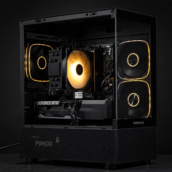 Игровой компьютер Ryzen 5 5500, GTX 1060 6GB, SSD 512GB, 16GB DDR4, БП 500W, Black Basic Aqua
