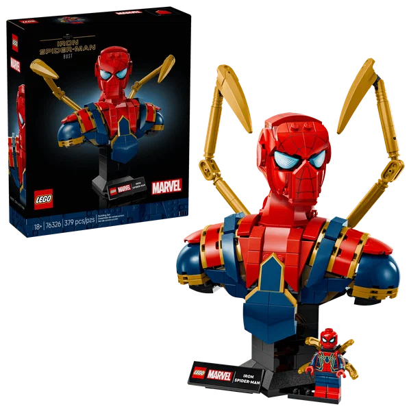 Конструктор LEGO Super Heroes 76326 Бюст Железного Человека-паука, 379 дет.