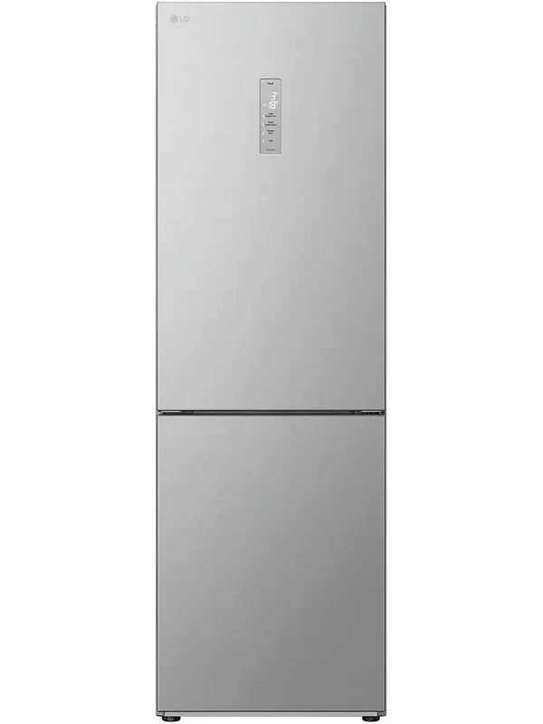 Холодильник двухкамерный LG GC-B459ANMW 377 л, инверторный мотор, функция быстрой заморозки, Total No Frost, серебро