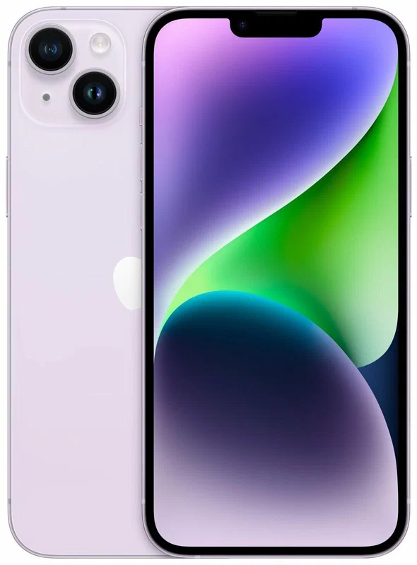 Смартфон Apple iPhone 14 128 ГБ, Dual: nano SIM + eSIM, фиолетовый