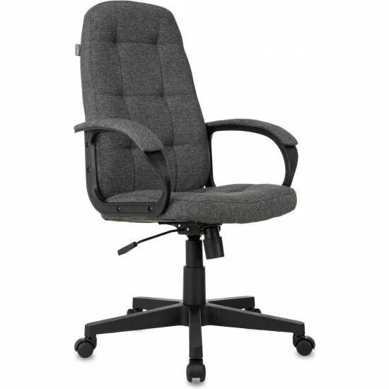 Кресло руководителя Бюрократ CH 002 Fabric серый 3C1