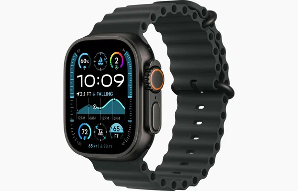Смарт часы Apple Watch Ultra 2 (2024) 49 мм Black Titanium Case GPS + Cellular, Black Ocean Band