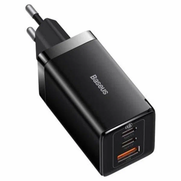 Baseus GaN5 Pro Fast Charger 2C+U 65W EU (черный)