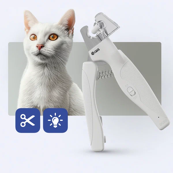 Когтерез для кошек и собак Planeta Laika с LED подсветкой, пилкой и блокировкой лезвий