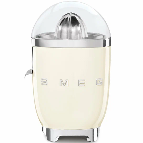 Соковыжималка Smeg CJF11CREU для цитрусовых, мощность 70 Ватт, защита двигателя от перегрева