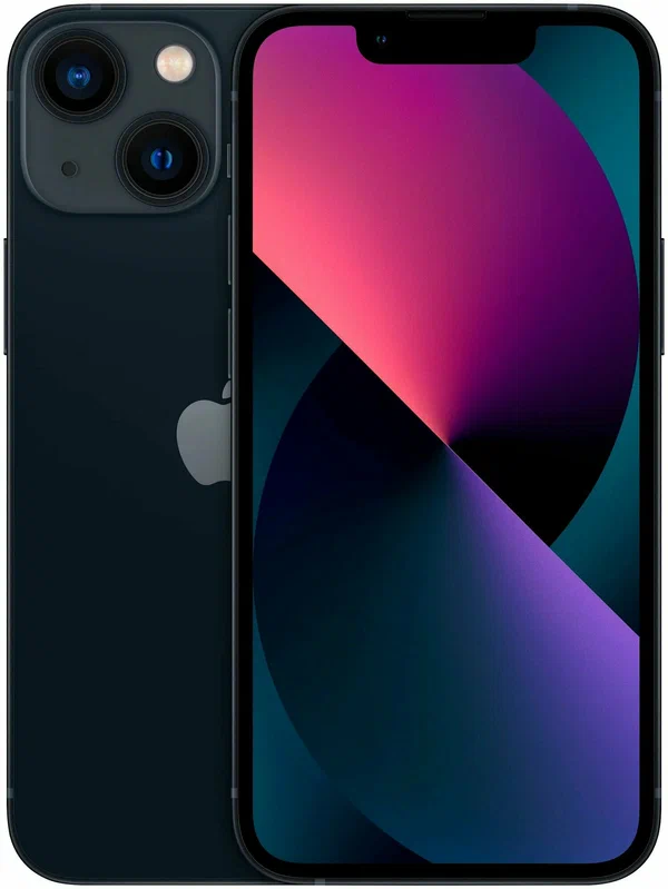 Смартфон Apple iPhone 13 256 ГБ, Dual: nano SIM + eSIM, Темная Ночь