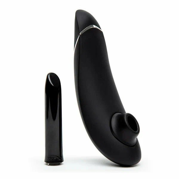 Womanizer Подарочный набор Silver Delights, черный (Womanizer Premium + We-Vibe Tango)