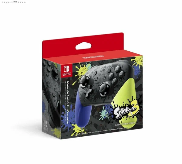 Геймпад Оригинал Nintendo Switch Pro USB Controller Splatoon 3 Edition, NFC, Bluetooth,