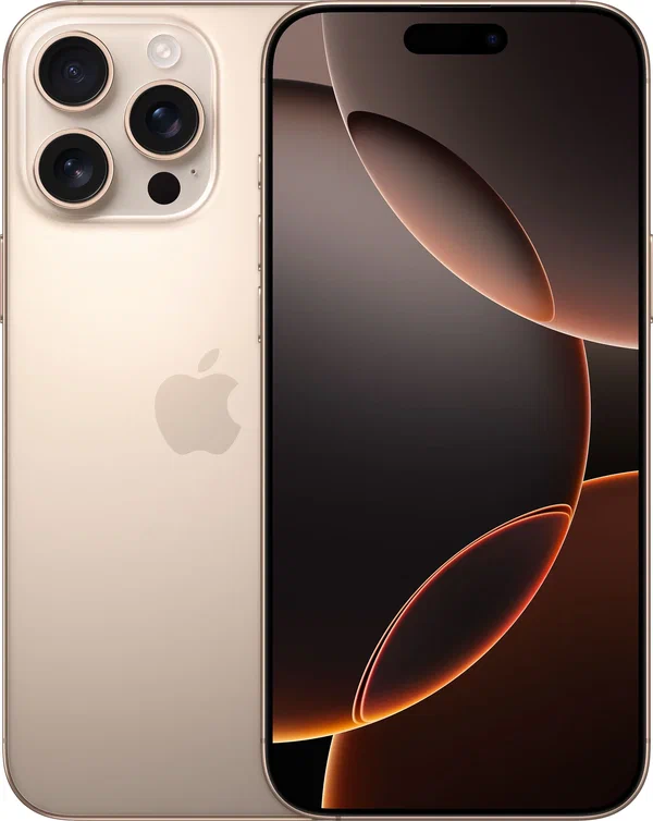 Смартфон Apple iPhone 16 Pro Max 256 ГБ пустынный титан (Desert Titanium) Dual: nano SIM + eSIM