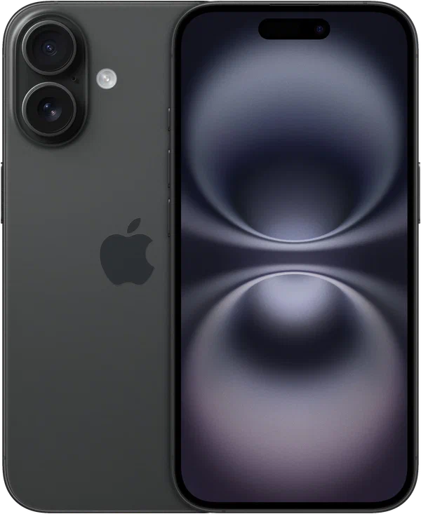 Смартфон Apple iPhone 16 256 ГБ, Dual: eSIM + eSIM, Titanium Black (черный)