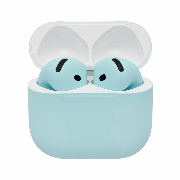 Беспроводные наушники Apple Airpods 4 с активным шумоподавлением (небесно-голубой)