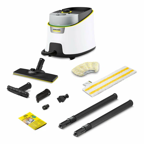 Пароочиститель KARCHER SC 4 Deluxe 1.513-464.0, белый, 2200 Вт.
