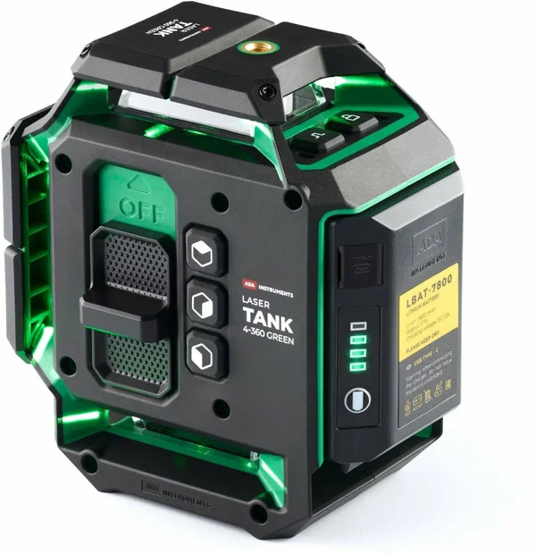Лазерный нивелир ADA Instruments LaserTank 4-360 Green Ultimate Edition (А00632)