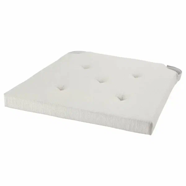Подушка на стул, натуральный, 42/35x40x4 см Икеа Юстина, Ikea Justina 4 шт