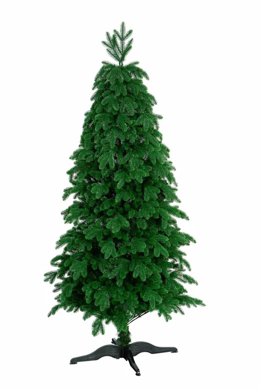 Елка искусственная новогодняя, узкая модель барселона, Crystal Trees, литая хвоя, 266 веточек, высота 180 см.