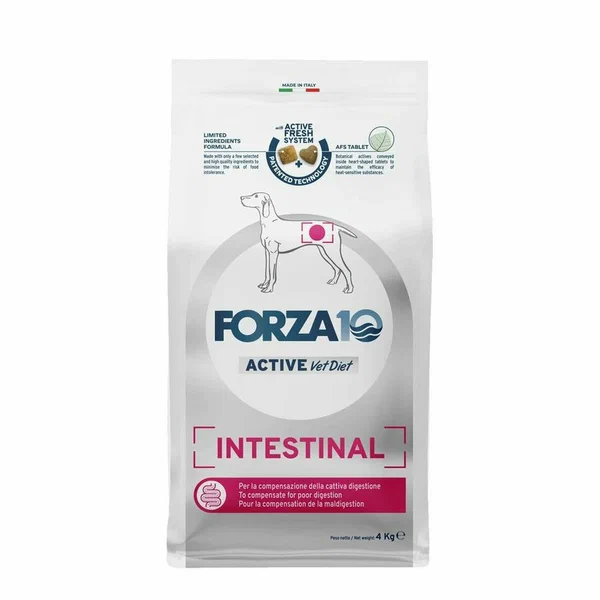 Сухой корм для собак Forza10 Active VETdiet Dog INTESTINAL при нарушениях работы пищеварения с рыбой 4 кг