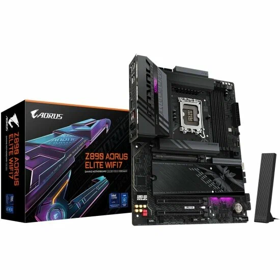 Материнская плата Gigabyte Z890 AORUS ELITE WIFI7 (LGA1851, ATX)