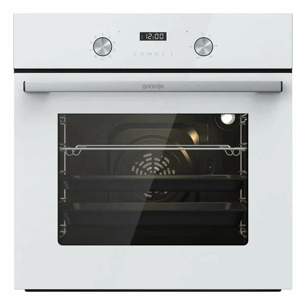 Духовой шкаф встраиваемый Gorenje BO6737E03NWG, электрический, с конвекцией, эмаль легкой очистки, 73 литра