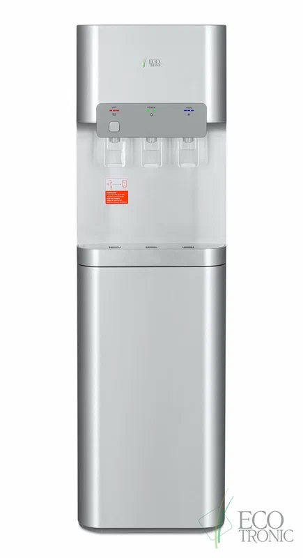 Кулер Ecotronic B5-LX silver. Нижняя загрузка бутыли, компрессорное охлаждение.
