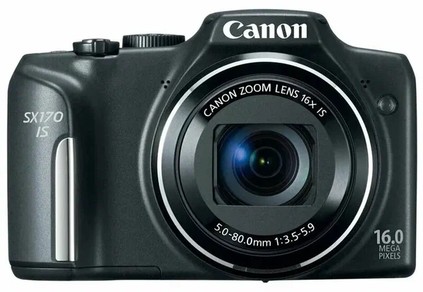 CANON Фотоаппарат Canon PowerShot SX170 IS, черный
