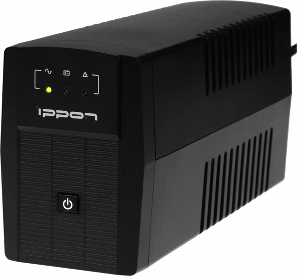 ИБП Ippon Back Basic 650 Euro черный, интерактивный, 650ВА/360Вт, 2 розетки, USB