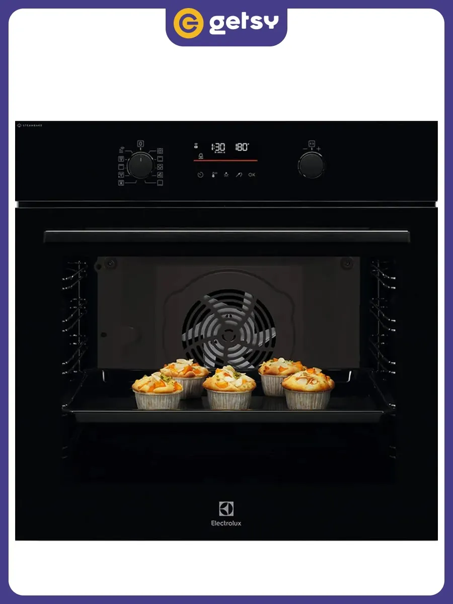 Духовой шкаф EOD6F77WZ, черный Electrolux