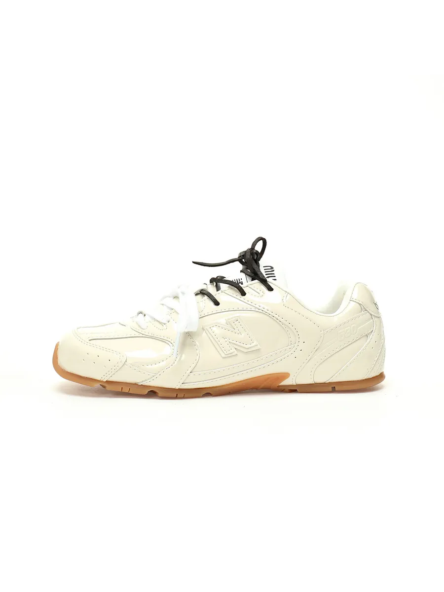MIUMIU / Miu Miux Balance 530 SL Leather Sneakers-Кроссовки для бега