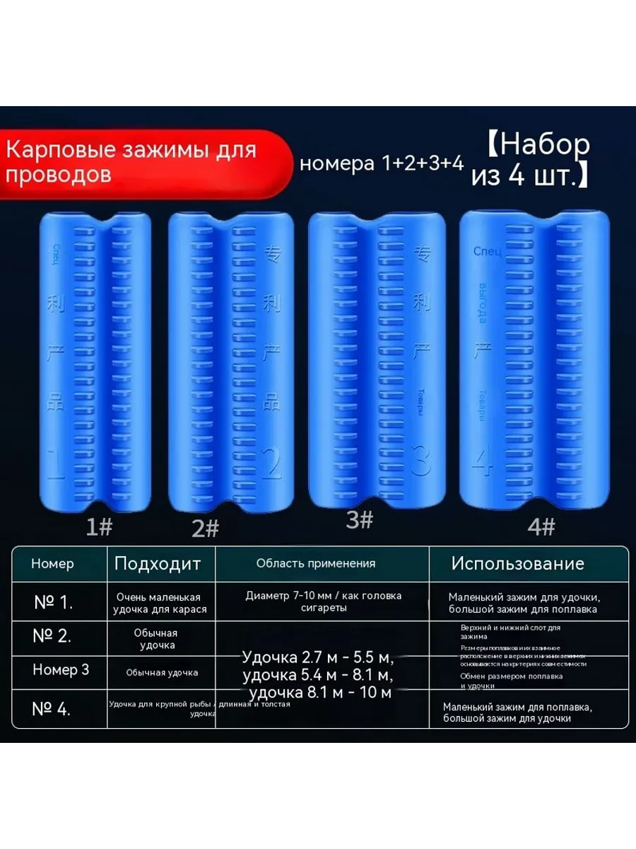 Рыбная линия 4 шт Без спецификации