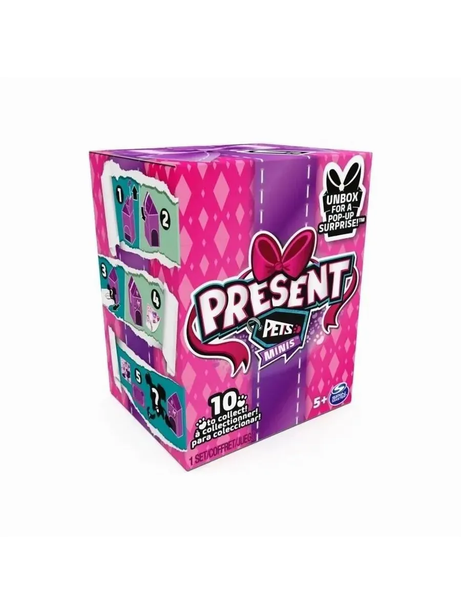 Spin Master Present Pets Minis Плюшевая игрушка-сюрприз