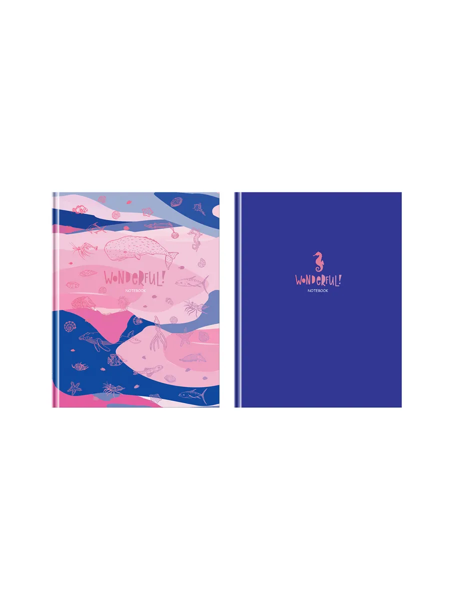 Бизнес-блокнот А5, 80л, евроформат, BG "Wonderful", матова