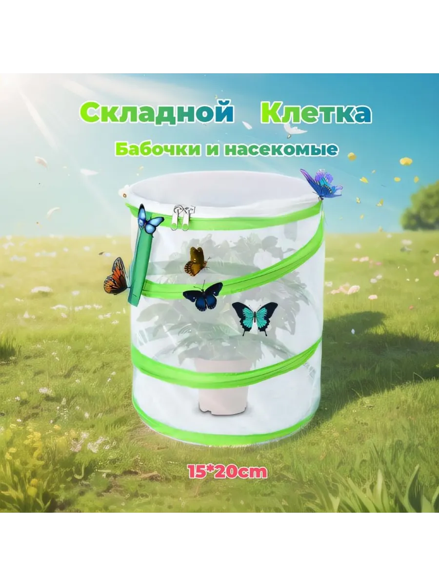 Ферма для бабочек голубая Ферма бабочек