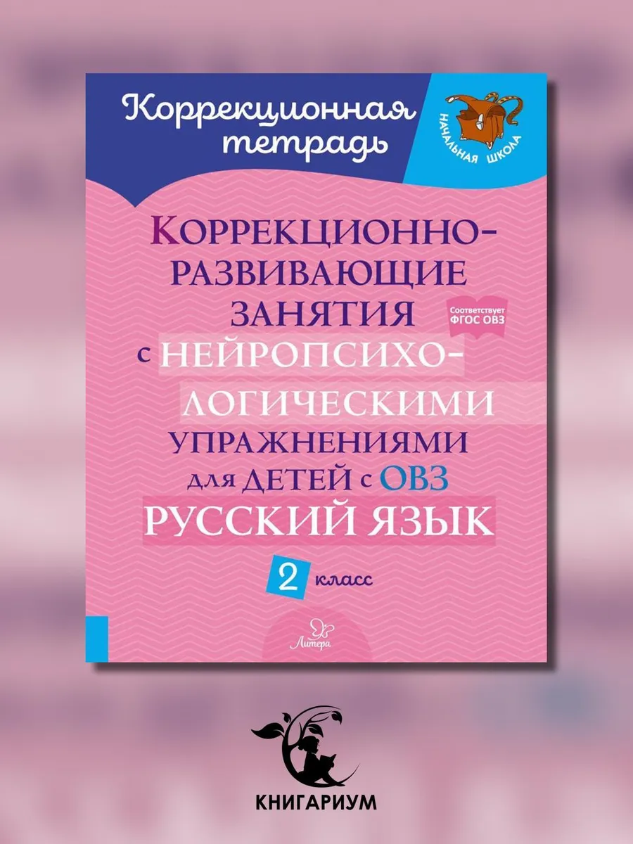 ИД ЛИТЕРА / Коррекционно-развивающие занятия с нейропсихологическими