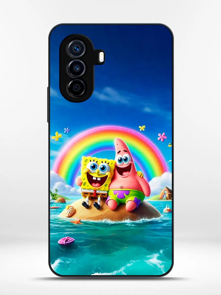 KRISTYSHOP / Чехол на Huawei Nova Y70 губка боб
