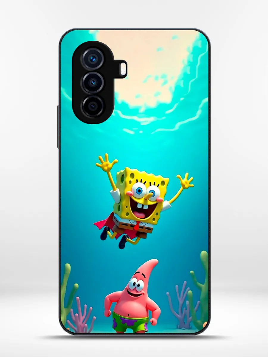 KRISTYSHOP / Чехол на Huawei Nova Y70 губка боб