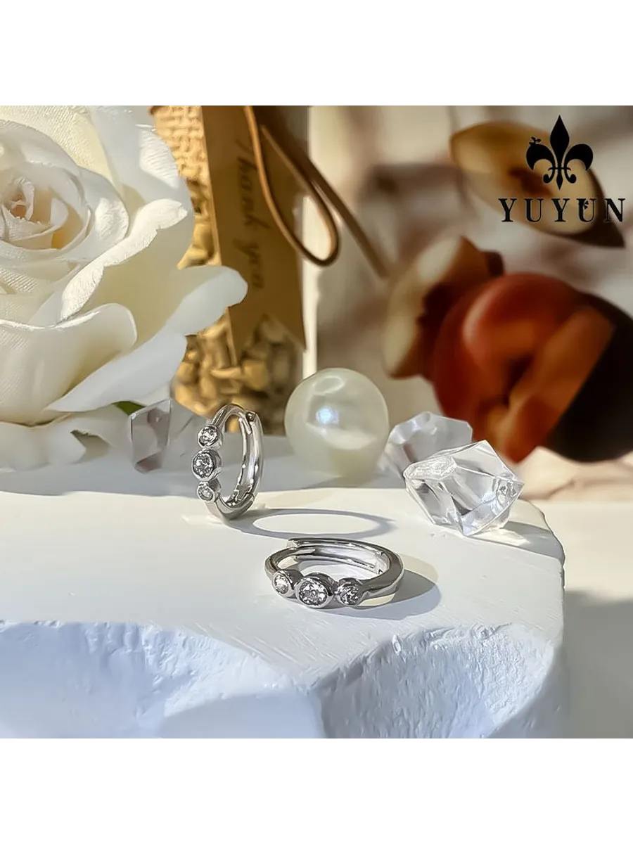 Серьги Белое золото 925 Серебряный