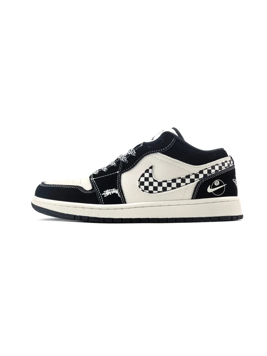 Кроссовки Stussy x Air Jordan 1 Low