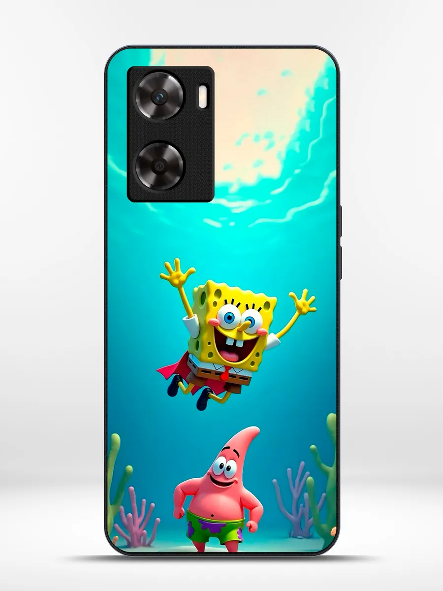 KRISTYSHOP / Чехол на OPPO A57s губка боб
