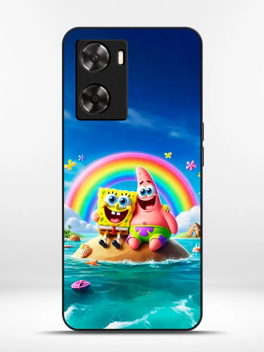 KRISTYSHOP / Чехол на OPPO A57s губка боб