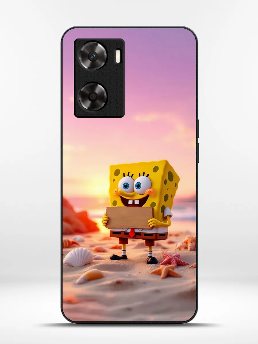 KRISTYSHOP / Чехол на OPPO A57s губка боб