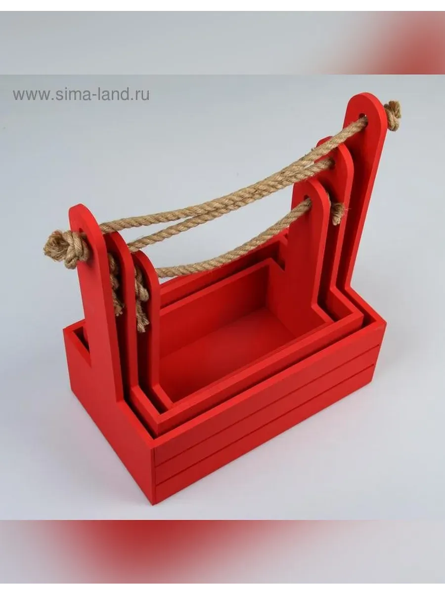 Сималенд / Элегантный набор кашпо для цветов 3 в 1