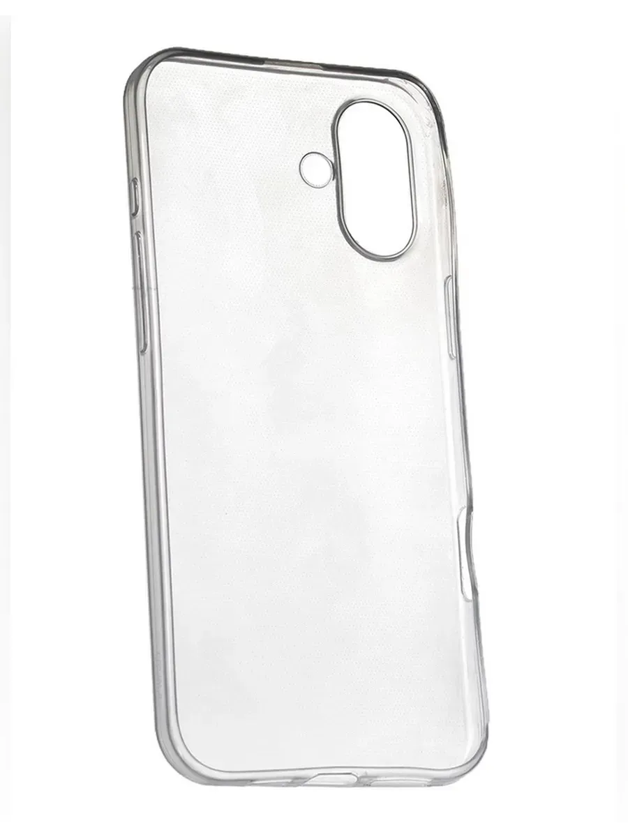 Нет бренда / Прозрачный силиконовый чехол для iPhone 16 Plus