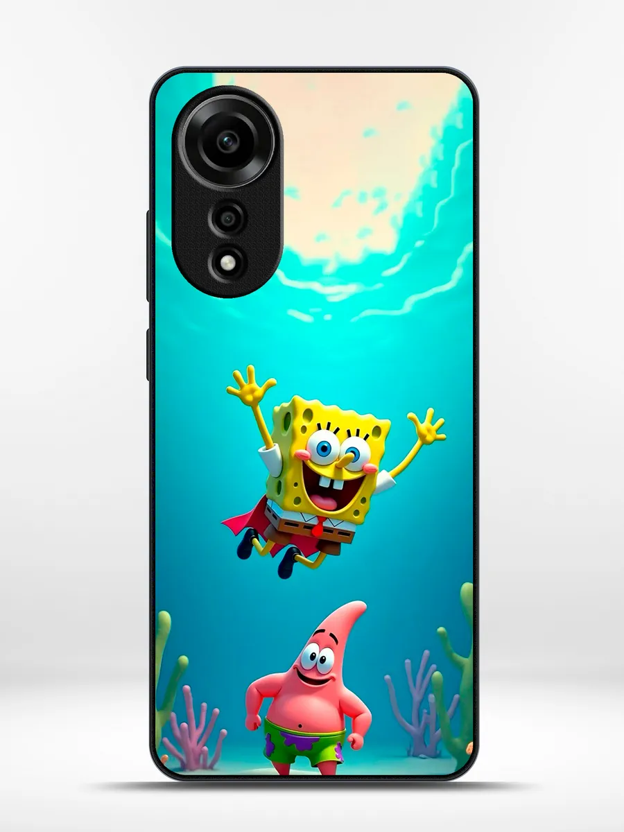 KRISTYSHOP / Чехол на OPPO A78 губка боб