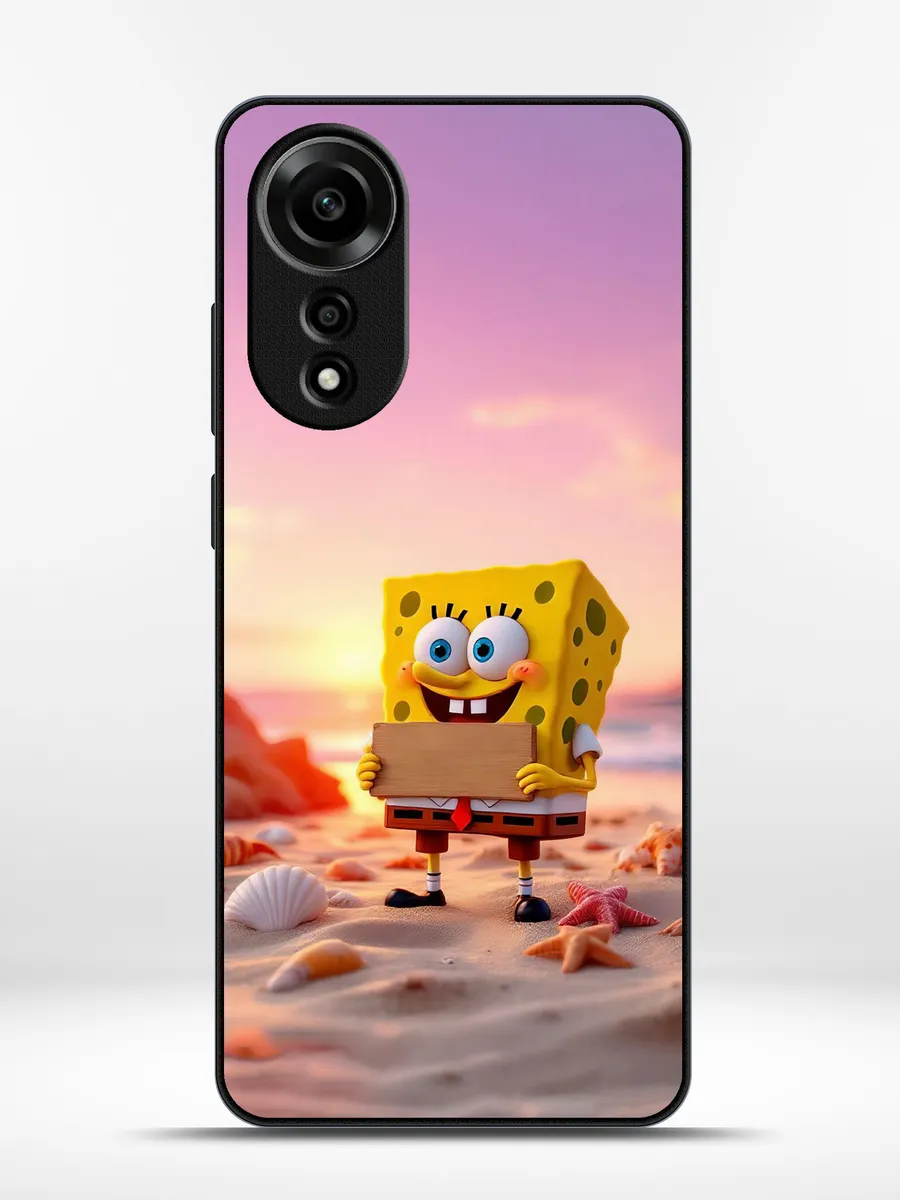 KRISTYSHOP / Чехол на OPPO A78 губка боб
