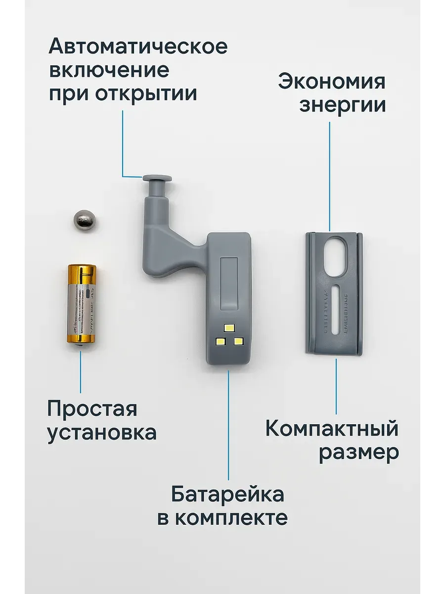 Светильник для шкафов и мебели
