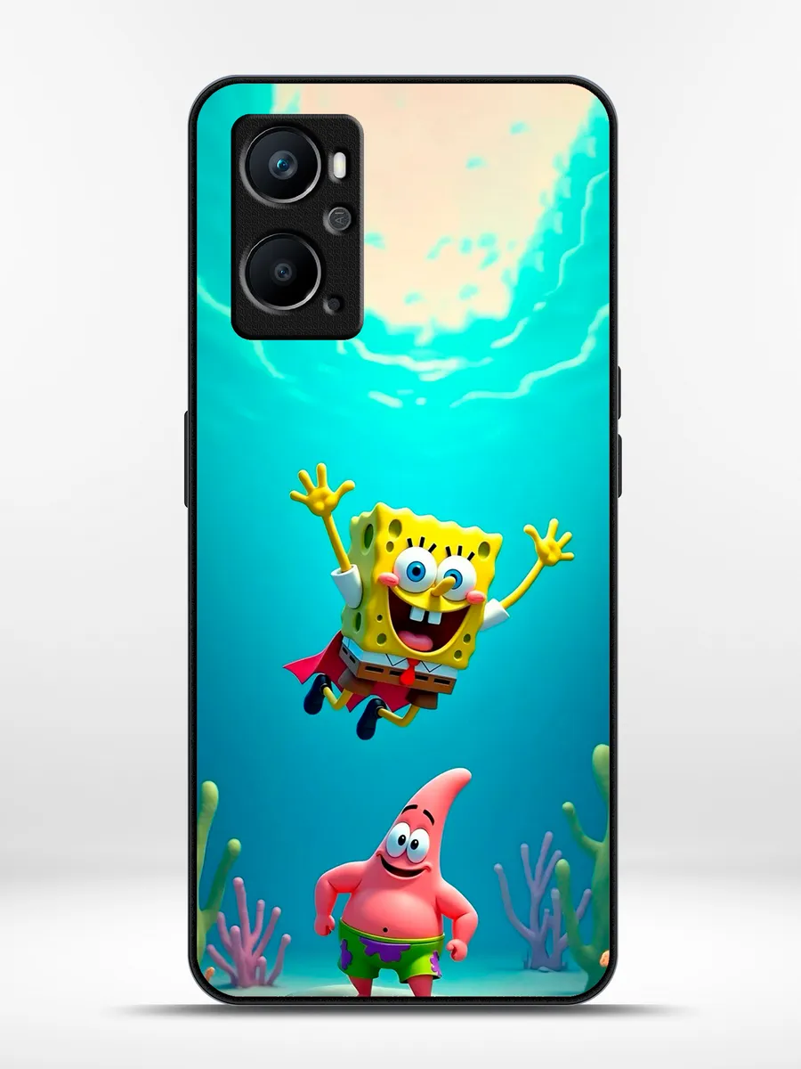 KRISTYSHOP / Чехол на OPPO A96 губка боб