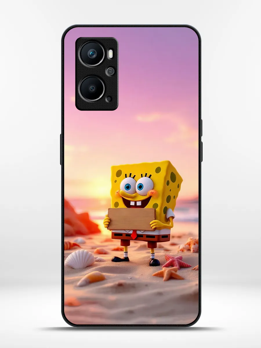 KRISTYSHOP / Чехол на OPPO A96 губка боб