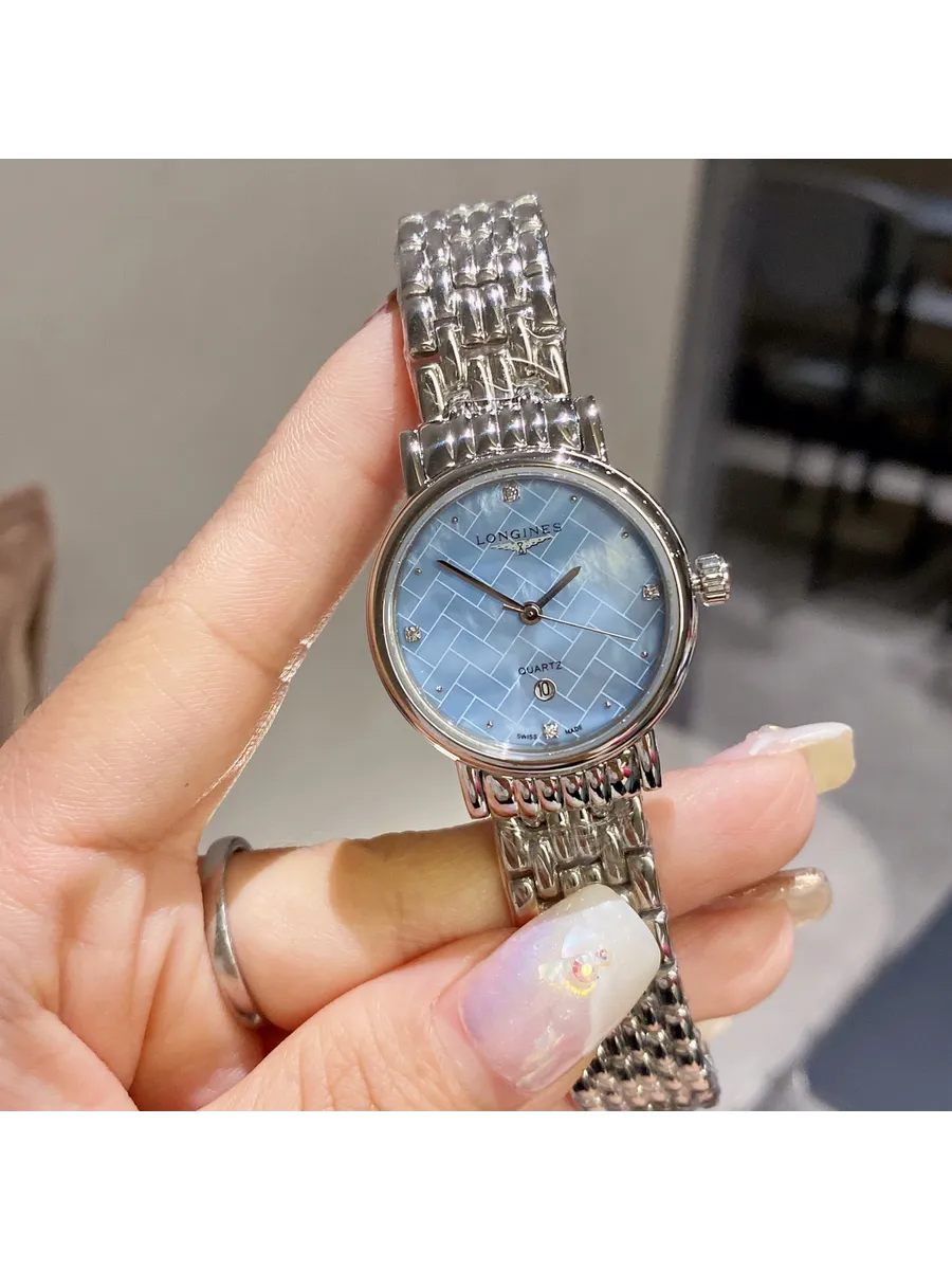LONGINES / Часы наручные женские кварцевые 29mm,жимолость
