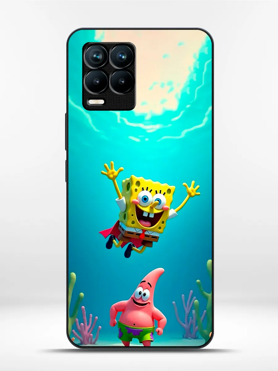 KRISTYSHOP / Чехол на Realme 8 губка боб