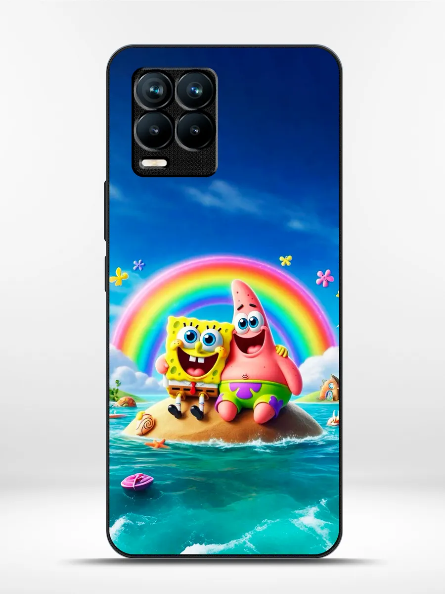 KRISTYSHOP / Чехол на Realme 8 губка боб